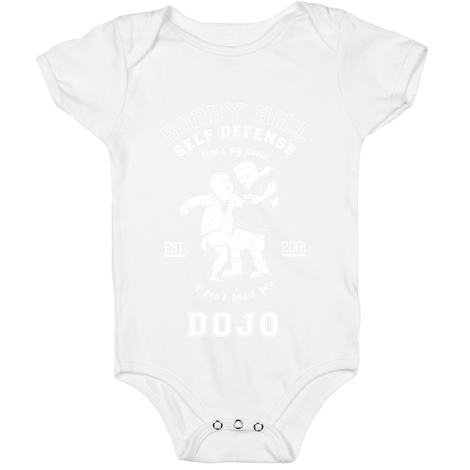Bobby Hill Self Defense Dojo Baby One Piece